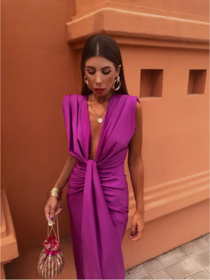 Robe de soirée Livia | Design moderne & coupe ajustée en polyester 4
