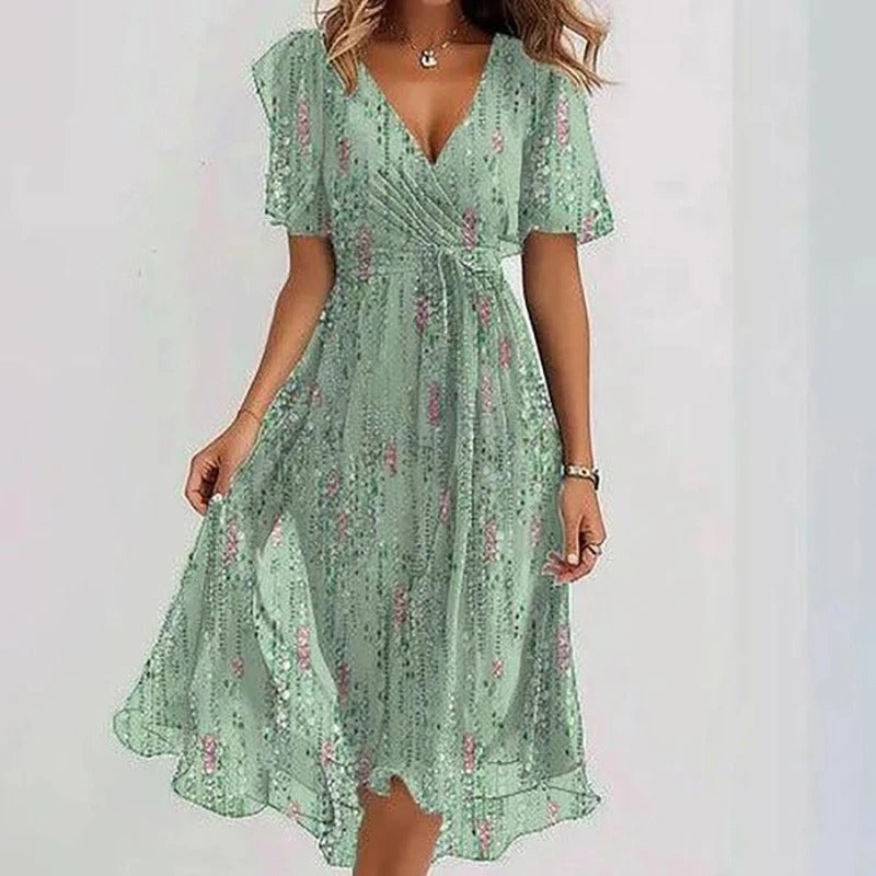 Robe de soirée longue élégante Mira | Couleurs vives & coupe ajustée 0