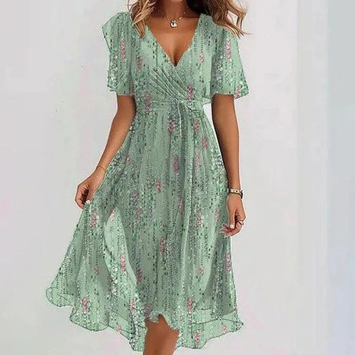 Robe de soirée longue élégante Mira | Couleurs vives & coupe ajustée 0