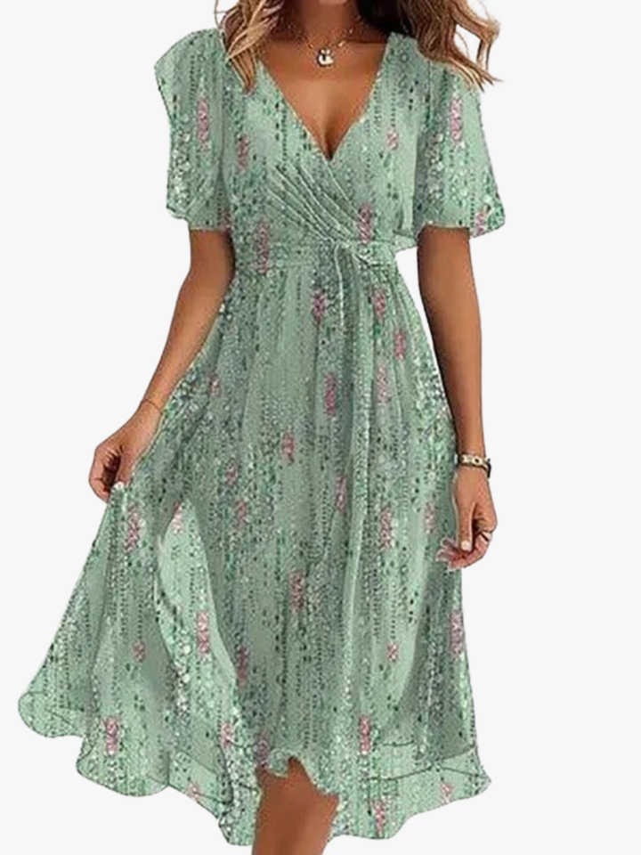 Robe de soirée longue élégante Mira | Couleurs vives & coupe ajustée 1
