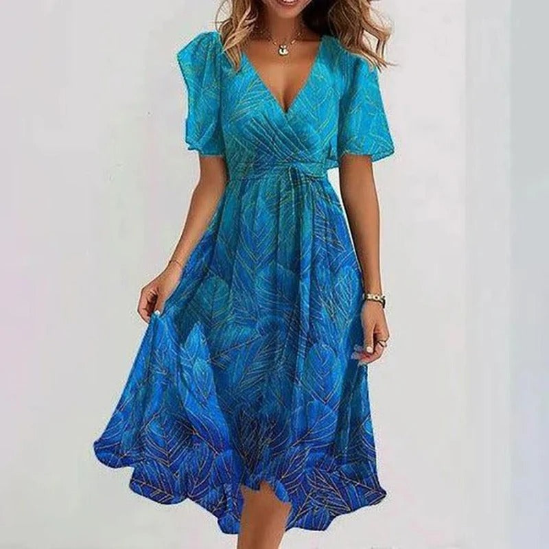 Robe de soirée longue élégante Mira | Couleurs vives & coupe ajustée 3