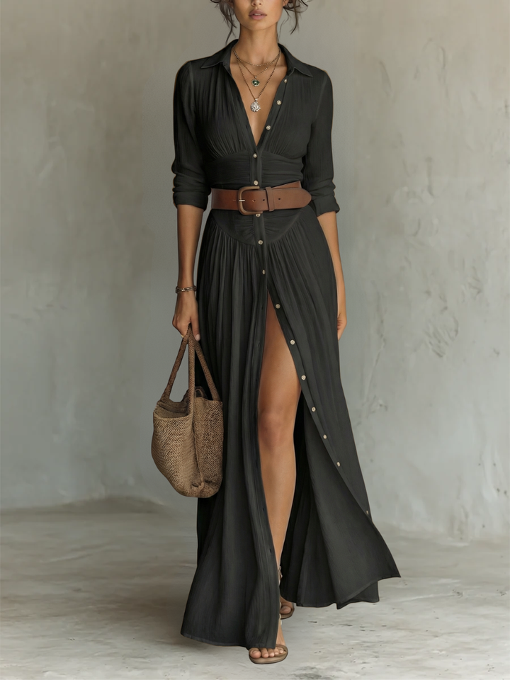 Robe longue Mira | Élégante & fluide, idéale pour l'été 2