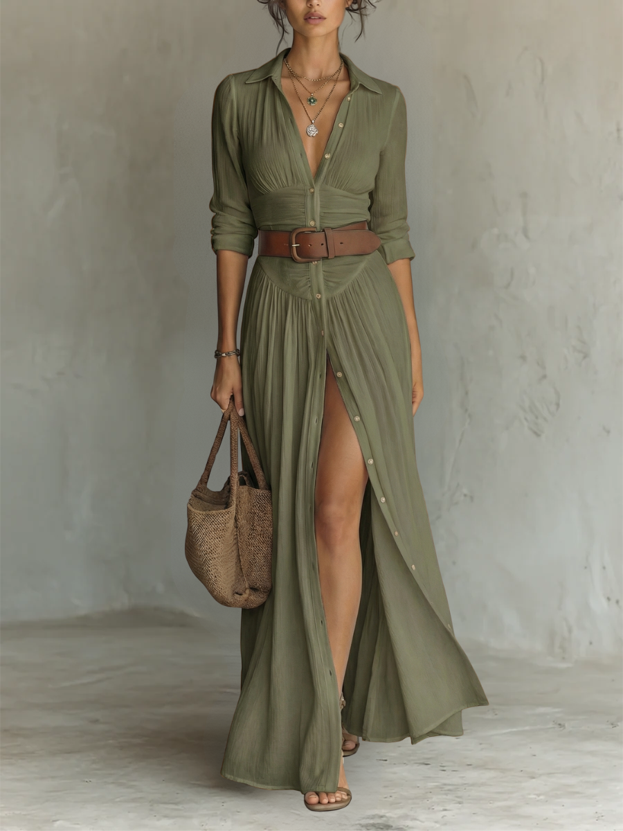 Robe longue Mira | Élégante & fluide, idéale pour l'été 3