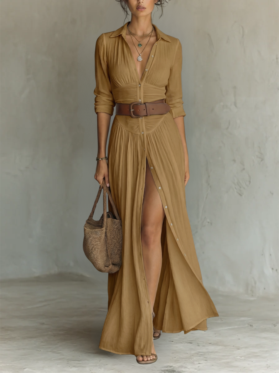 Robe longue Mira | Élégante & fluide, idéale pour l'été 4