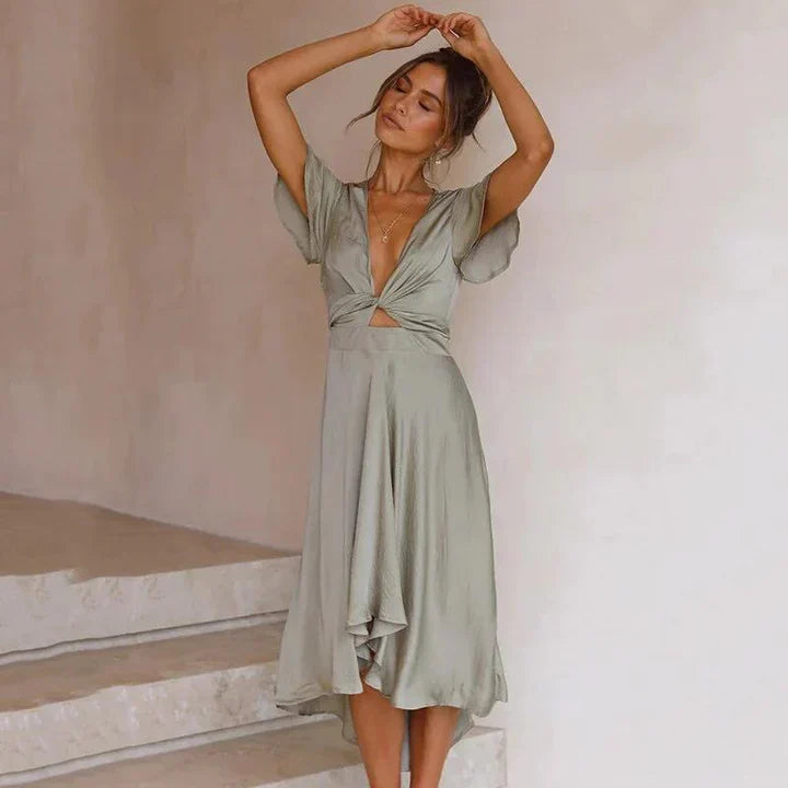 Robe longue Mirevane | Fluide vintage, coupe ample et légère 4