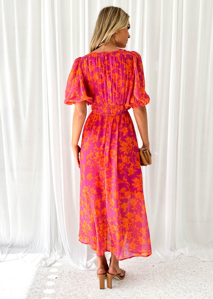Robe longue femme Éva | Maxi, Col V élégant, Tissu léger 1