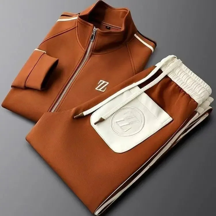 Ensemble de Survêtement Théo Homme | Veste Zippée, Col Montant 4
