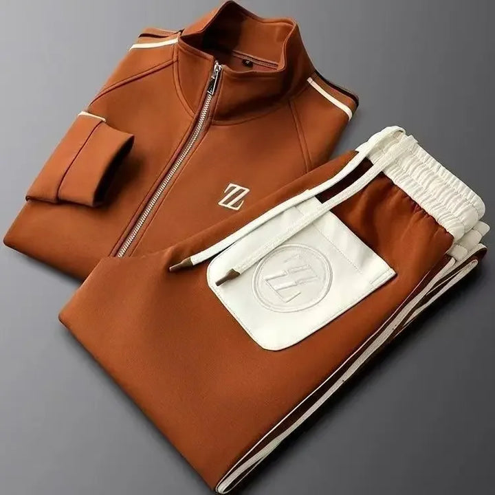 Ensemble de Survêtement Théo Homme | Veste Zippée, Col Montant 4