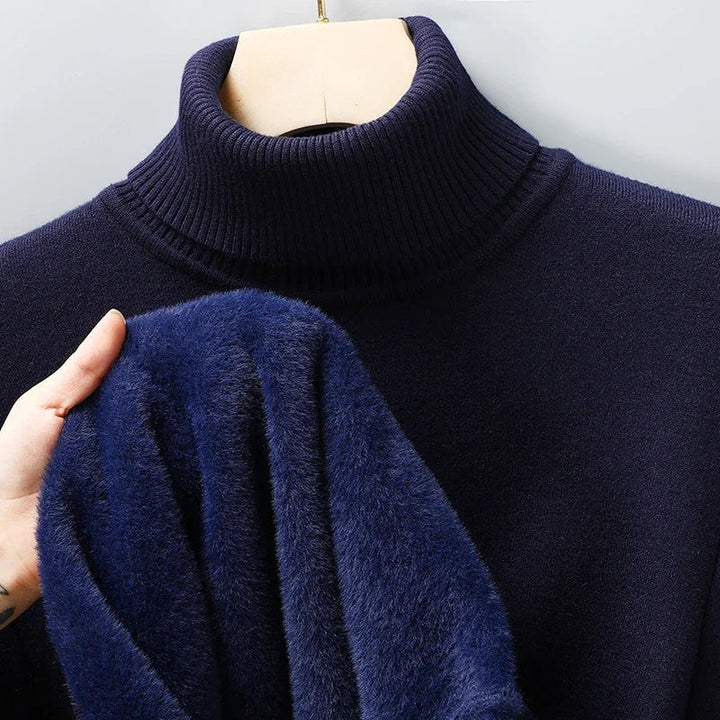 Pull Col Roulé Dolcevita Nicolas Homme | Chaud et Élégant 15