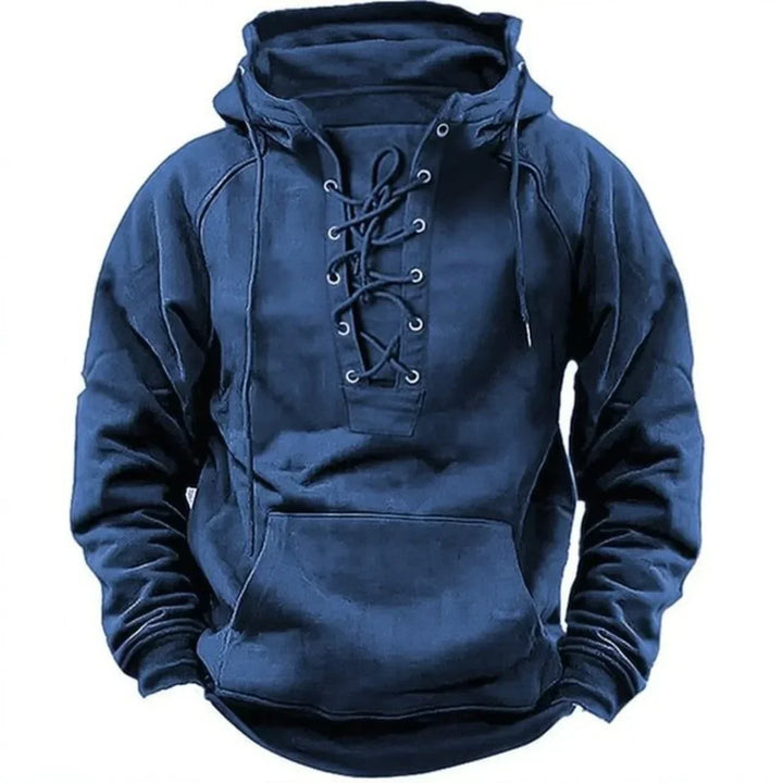 Sweat à Capuche Épais Léo Homme | Style Rétro et Chaud 4