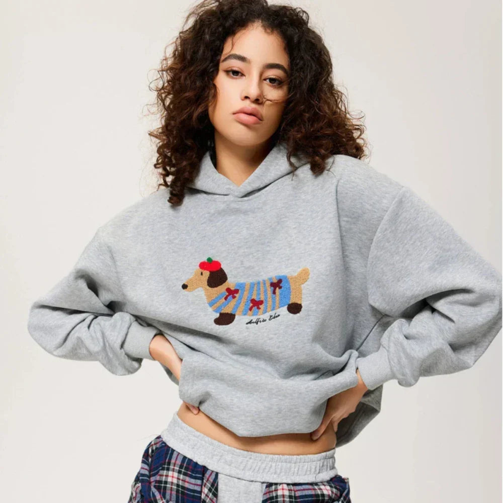 Sweat à Capuche Clémence Femme | Imprimé Artistique, Coupe Ample 0