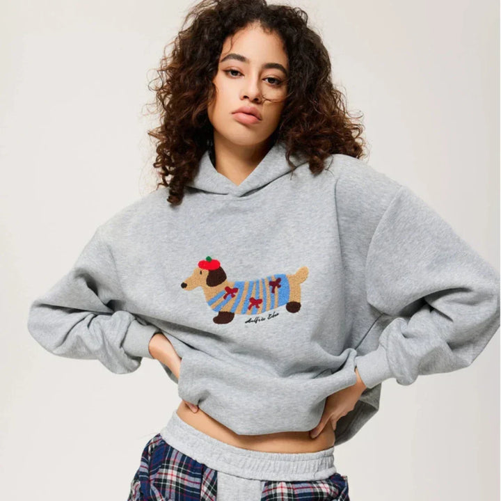 Sweat à Capuche Clémence Femme | Imprimé Artistique, Coupe Ample 0