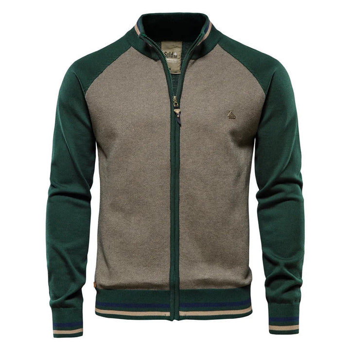 Cardigan Zippé Simon | Homme, Coupe Slim, Doublure Douce 0