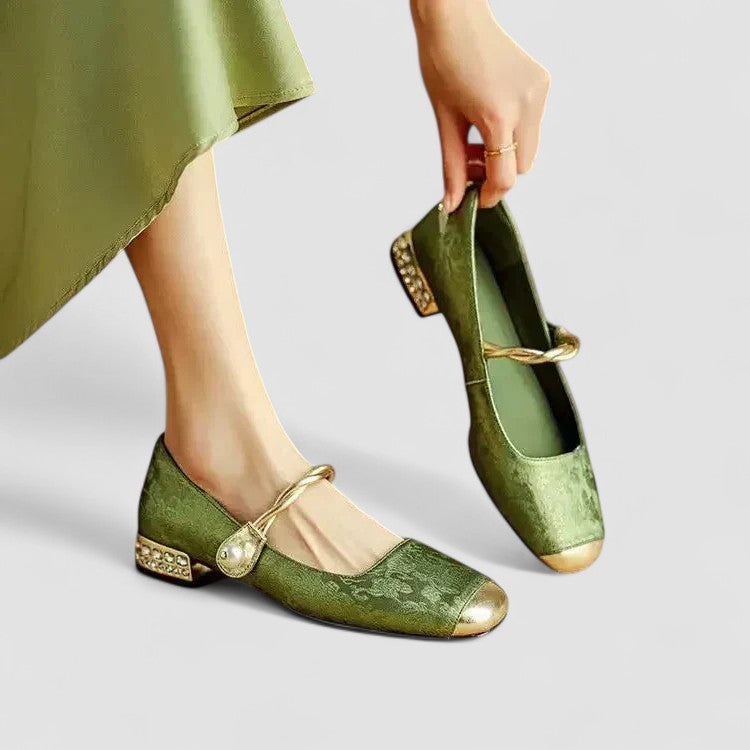 Ballerines Mary Jane Constance Femme | Bout Rond, Talon Plat 0