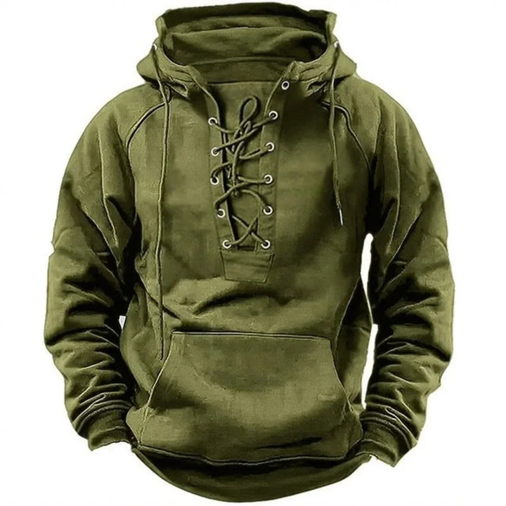 Sweat à Capuche Épais Léo Homme | Style Rétro et Chaud 6
