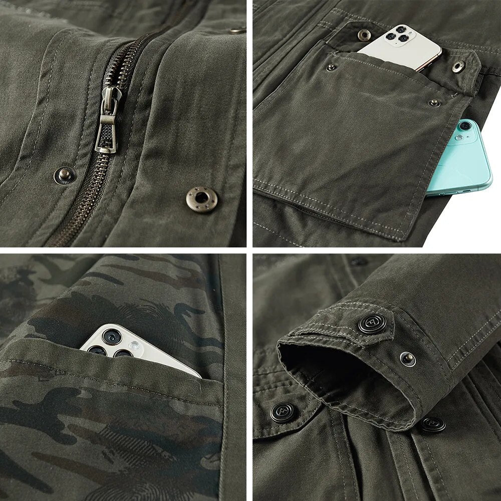 Veste Fonctionnelle en Coton Antoine | Homme, Multipoches 5