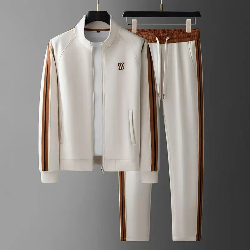 Ensemble de Survêtement Théo Homme | Veste Zippée, Col Montant 1