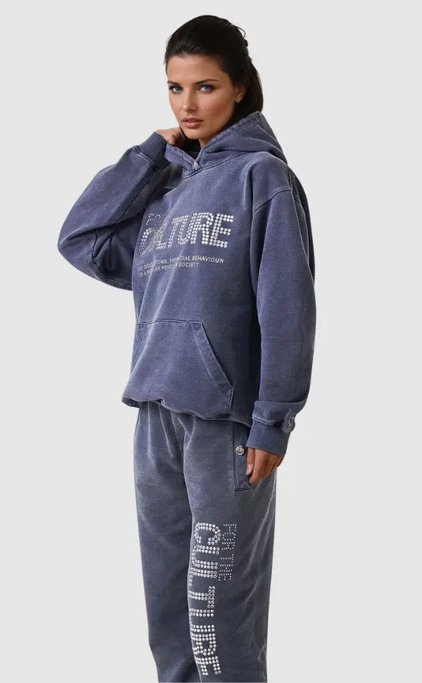 Sweat à Capuche Manon | Design Streetwear, Bords Côtelés 0