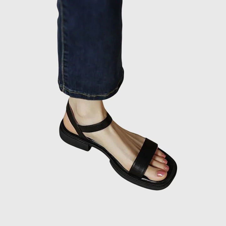 Sandales Celestia Femme | Cuir Orthopédique, Talon Colonne Confortable 0