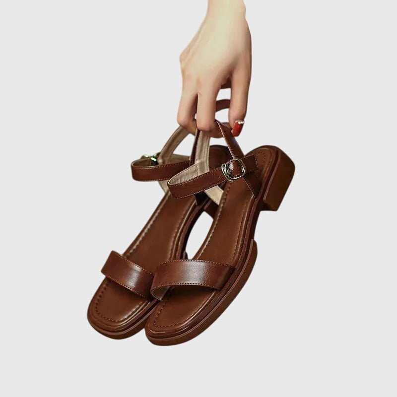 Sandales Celestia Femme | Cuir Orthopédique, Talon Colonne Confortable 3