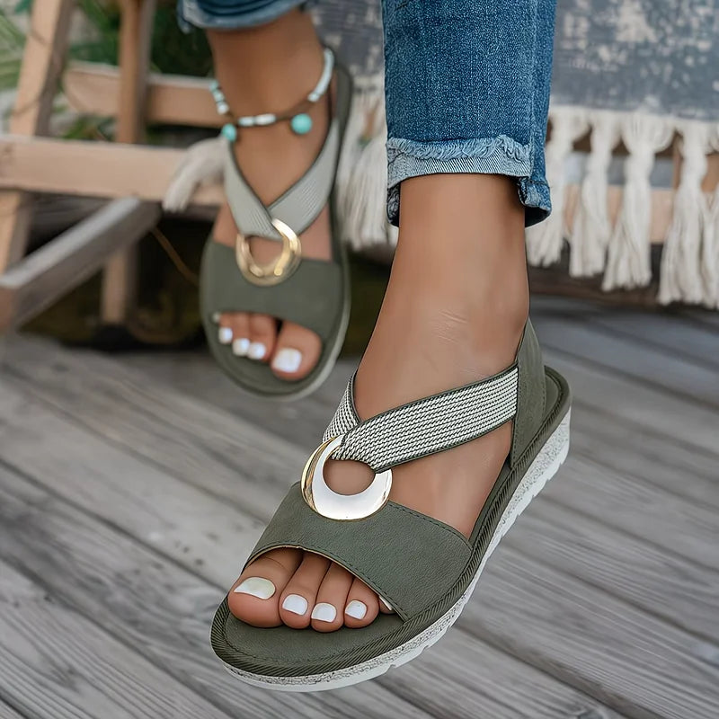 Sandales Femme Mira | Slingback Élastiques avec Semelle Antidérapante 6