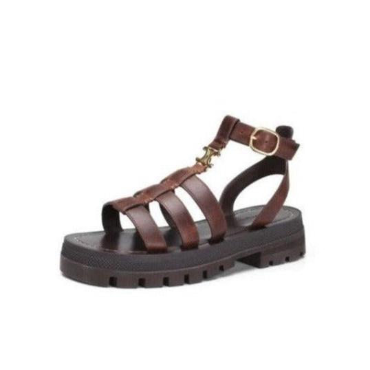 Sandales Gladiateur Léa | Cuir Synthétique, Confort et Élégance 0