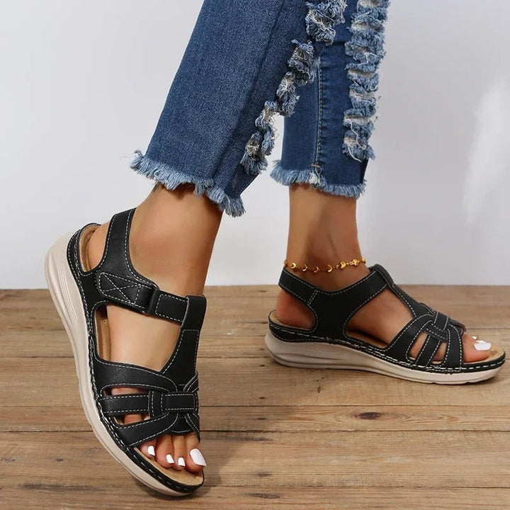 Sandales Levoire Femme | Orthopédiques en Cuir Synthétique, Confort et Élégance 1