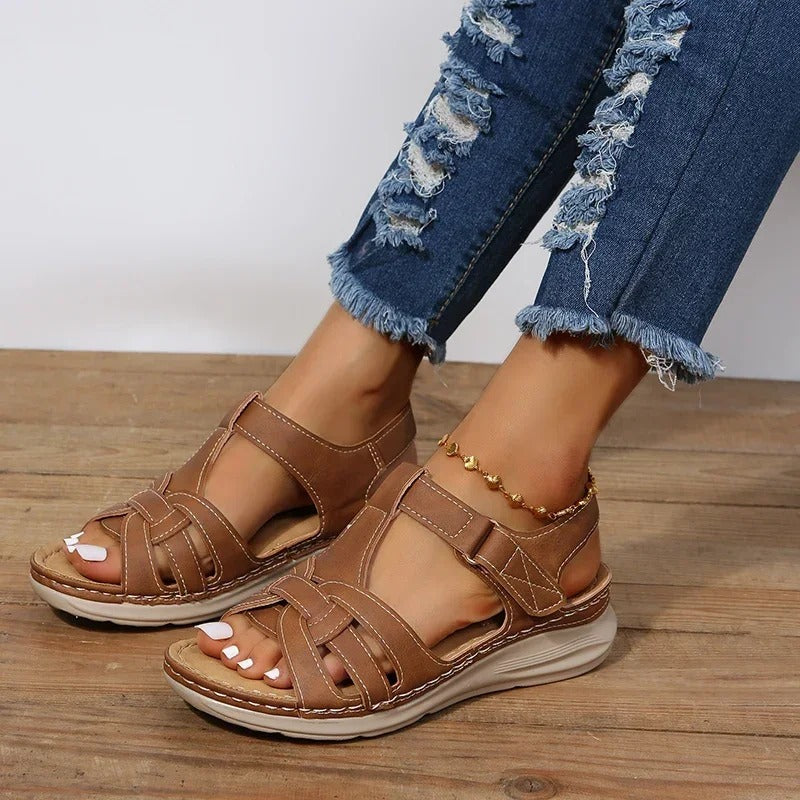 Sandales Levoire Femme | Orthopédiques en Cuir Synthétique, Confort et Élégance 2