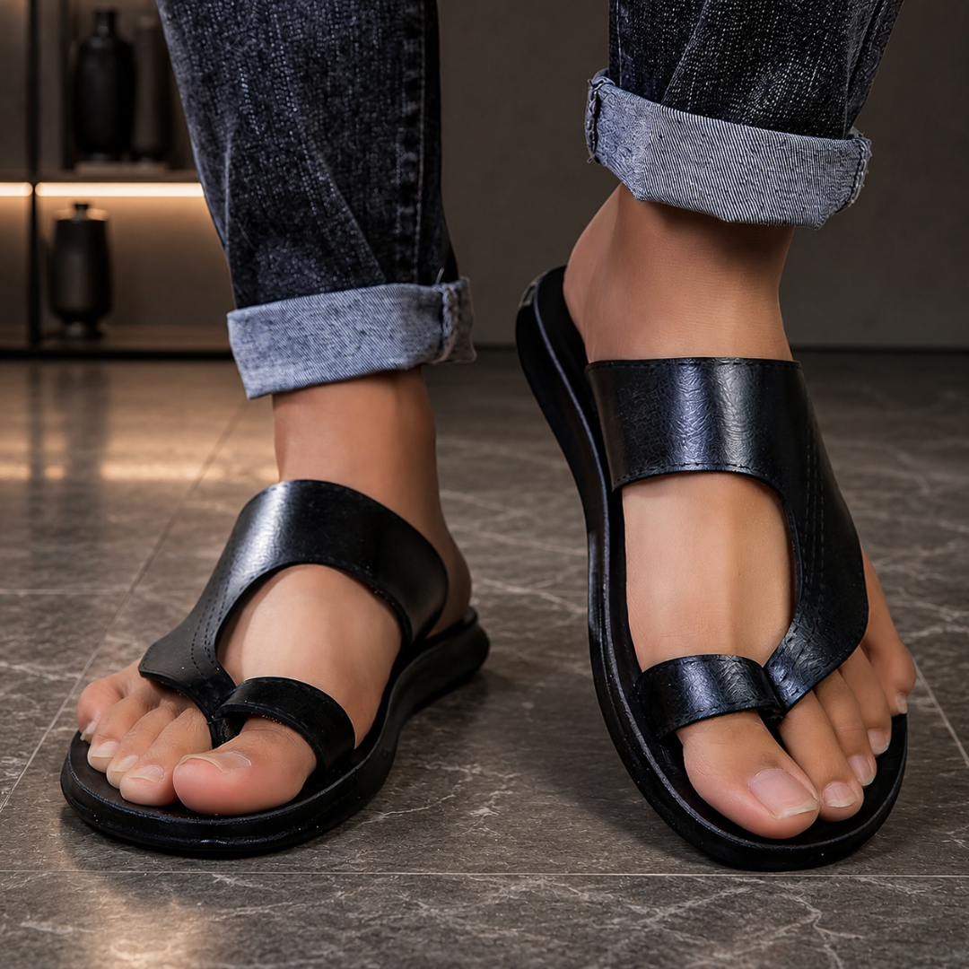 Sandales Mathis | Brides Croisées, Bout Ouvert & Sangle Réglable pour Homme 6