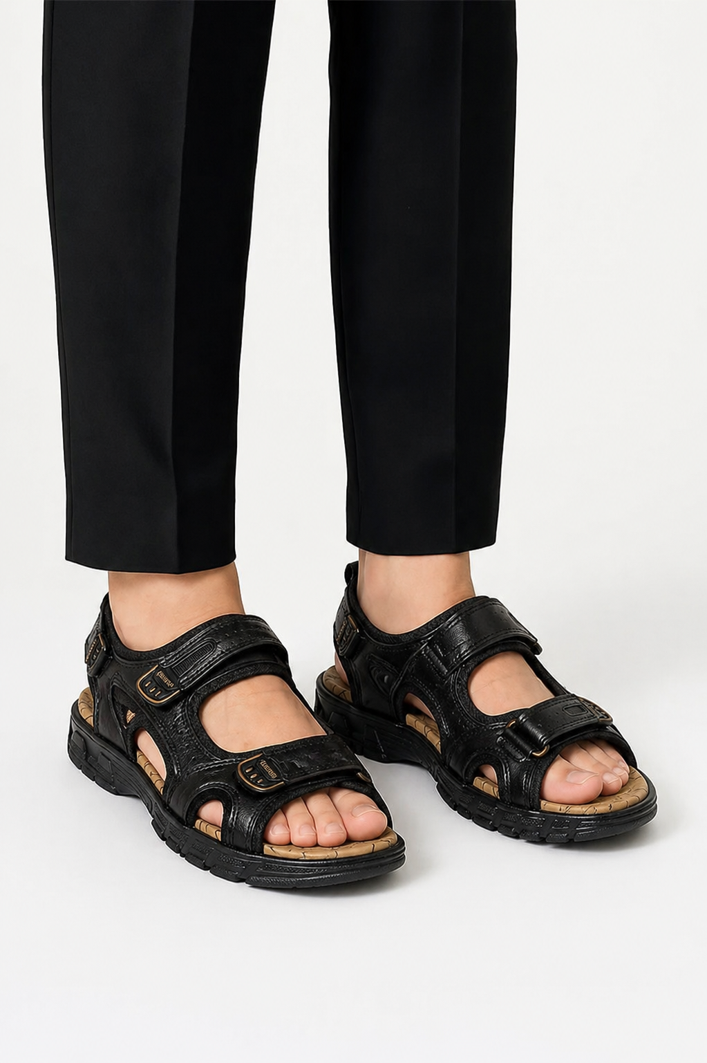 Sandales Orthopédiques César | Confort et Maintien Voûte Plantaire, Semelle Absorbante Homme 0