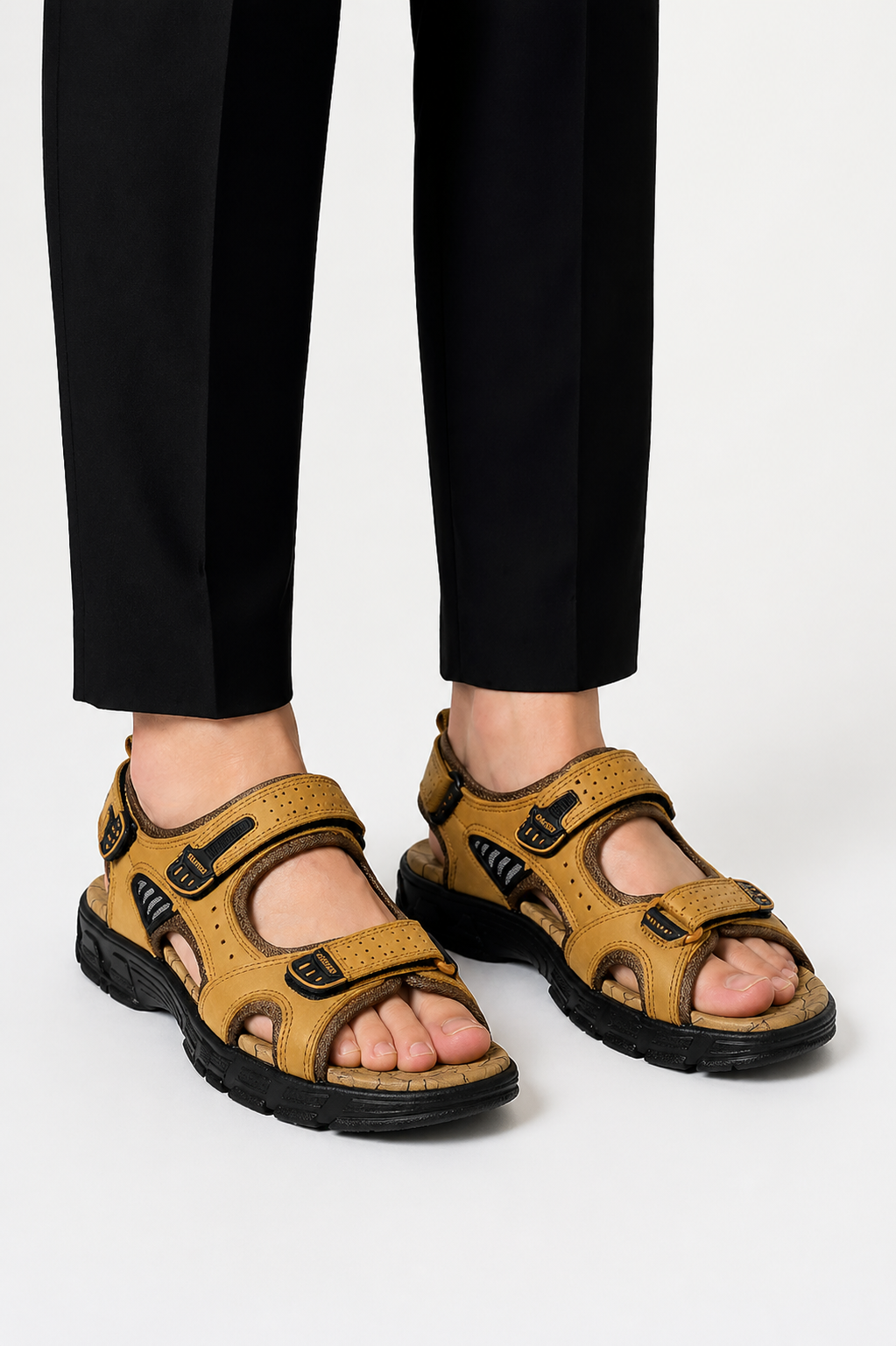Sandales Orthopédiques César | Confort et Maintien Voûte Plantaire, Semelle Absorbante Homme 2