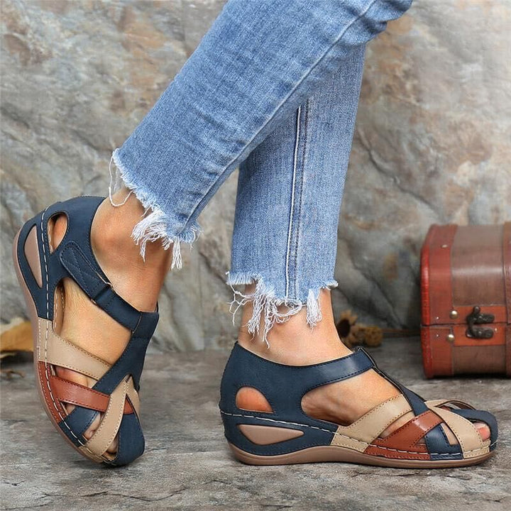 Sandales Orthopédiques Léa | Confort Vintage & Semelle Antidérapante 1