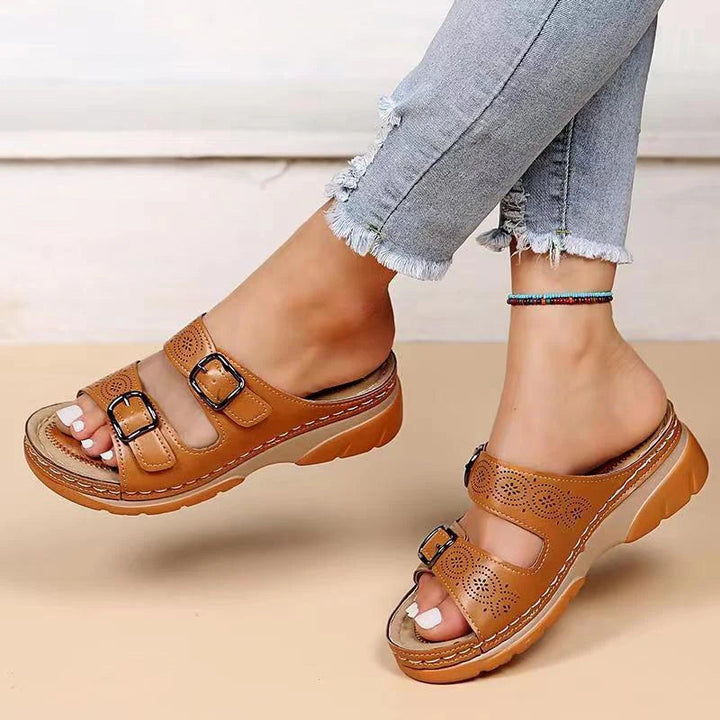 Sandales Sofia | Cuir Souple & Amorti Optimal pour Femmes 0