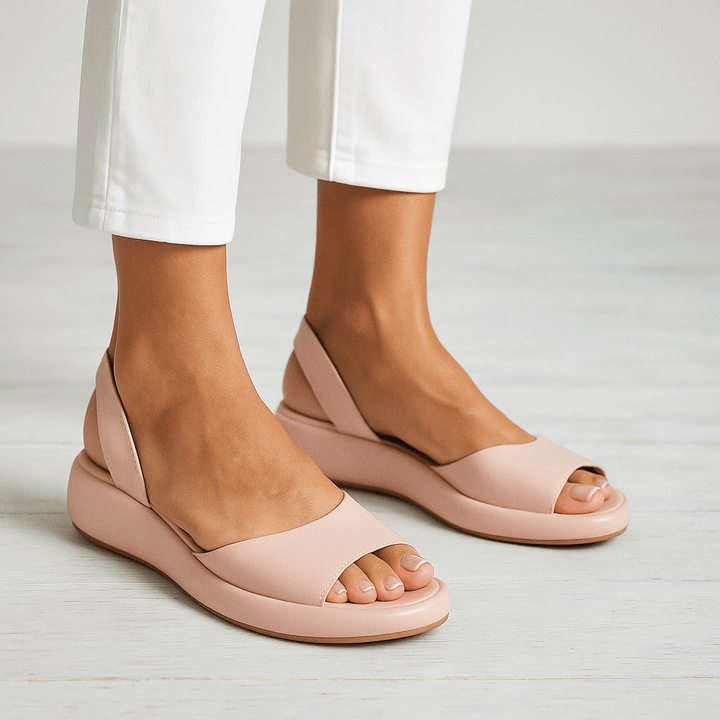 Sandales Solène Femme | Semelle Compensée & Bout Ouvert 5