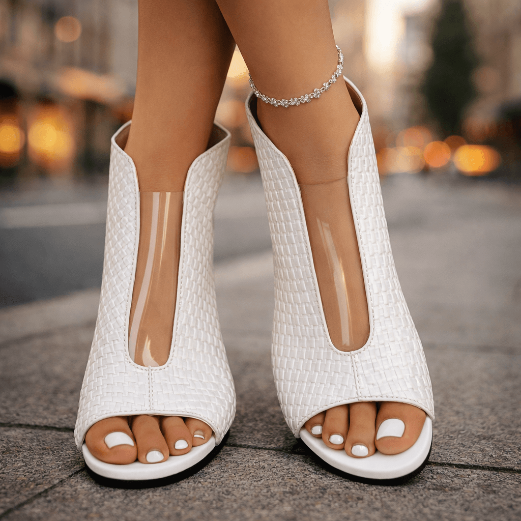Sandales à Talon Mira | Tissées, Ouvertes et Confortables pour Femmes 5