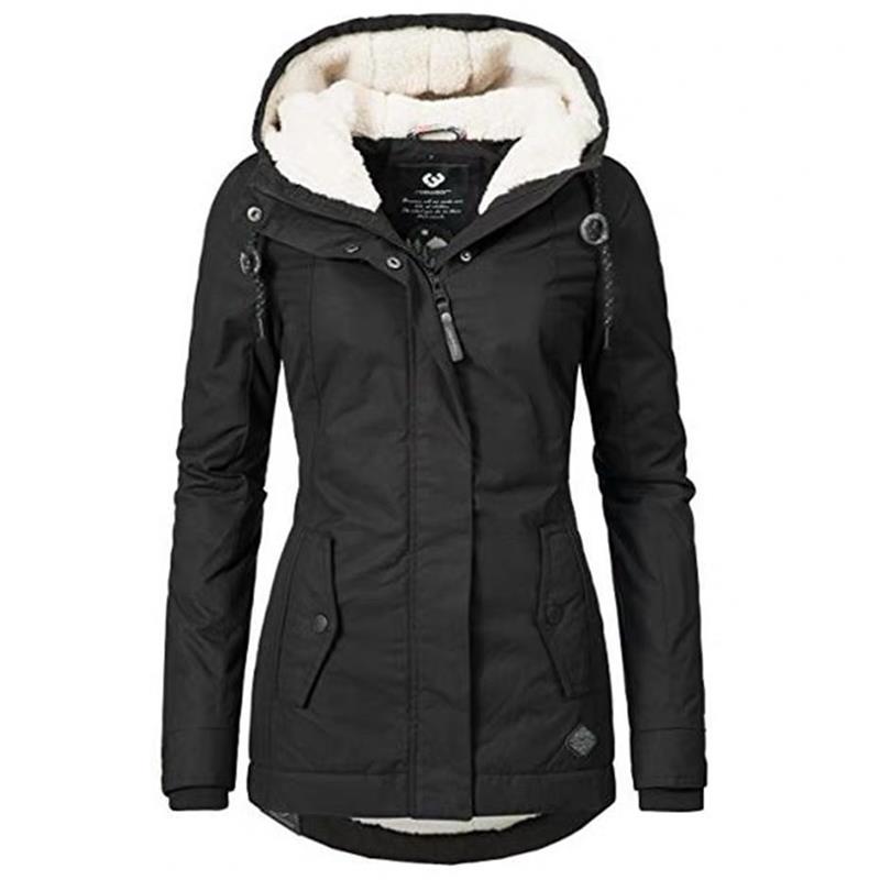 Manteau Eva Femme à Capuche | Doublure Chaude, Coupe Cintrée 2