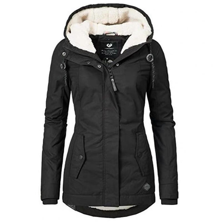 Manteau Eva Femme à Capuche | Doublure Chaude, Coupe Cintrée 2