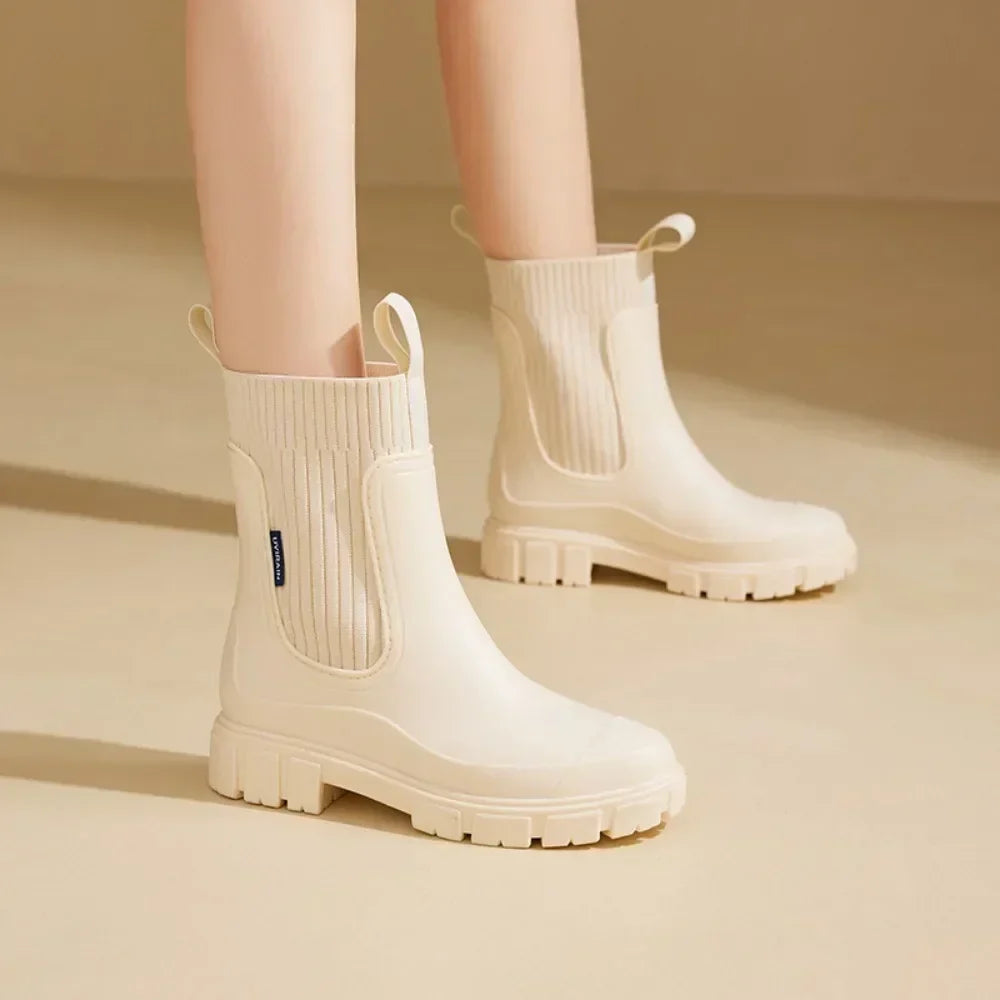 Bottes de Pluie Louise Femme | Imperméables, Tige Élastique 3