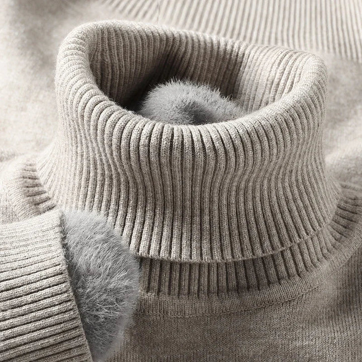 Pull Col Roulé Dolcevita Nicolas Homme | Chaud et Élégant 10