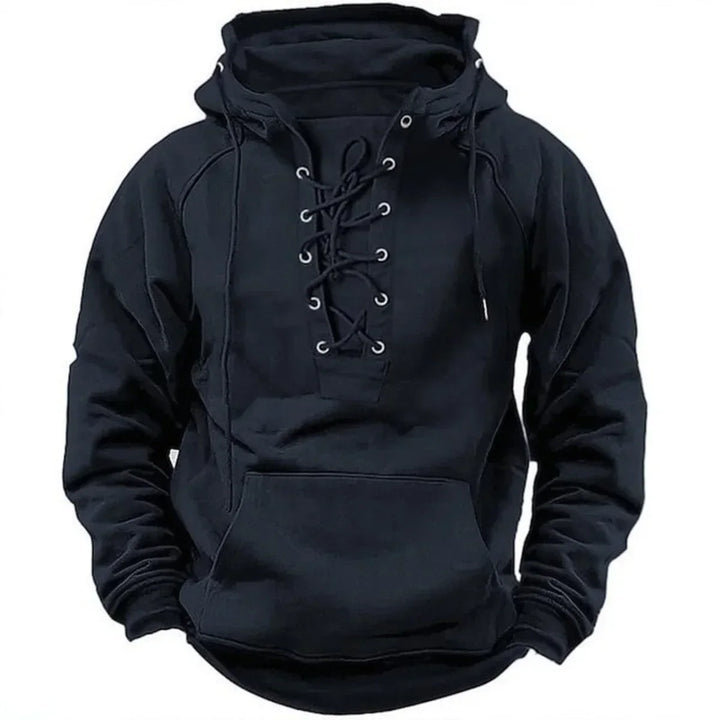 Sweat à Capuche Épais Léo Homme | Style Rétro et Chaud 7