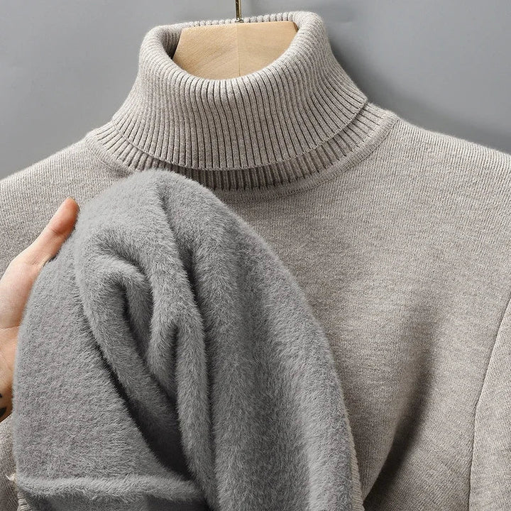 Pull Col Roulé Dolcevita Nicolas Homme | Chaud et Élégant 11