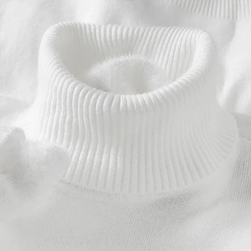 Pull Col Roulé Dolcevita Nicolas Homme | Chaud et Élégant 8
