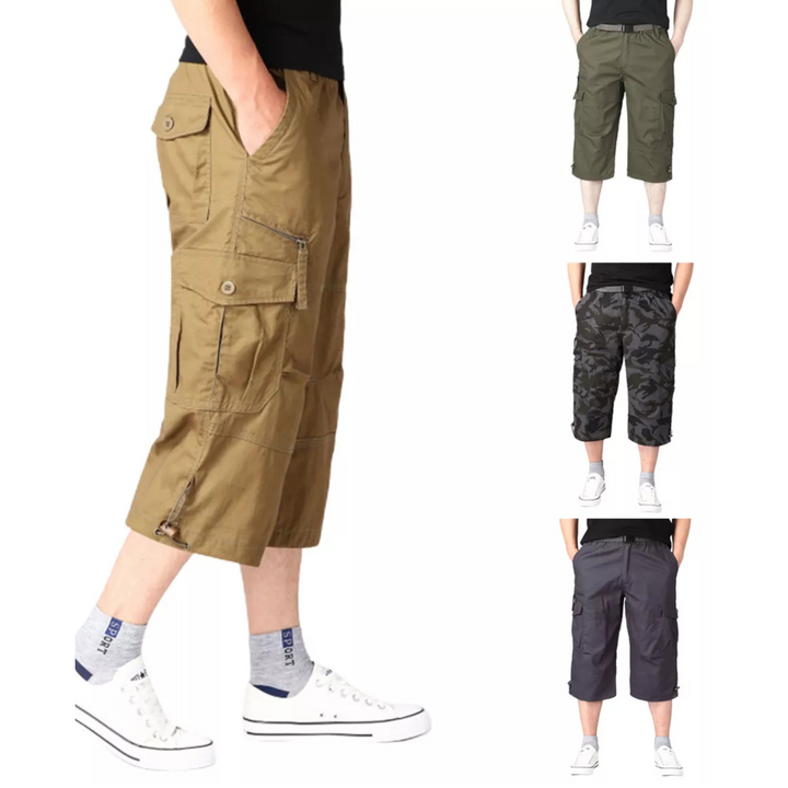 Short Cargo Homme Julien | Léger, Coupe Longue, Multiples Poches 7