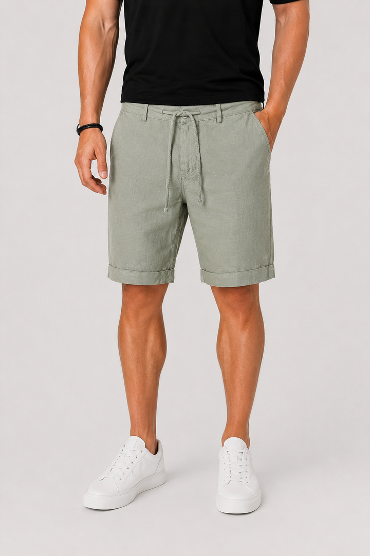 Short Celvon | Bermuda Homme en Lin Léger, Coupe Relâchée 3