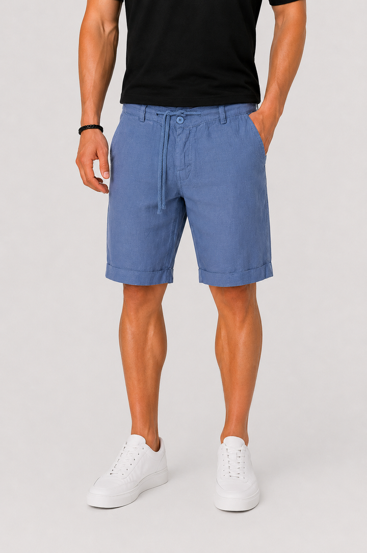 Short Celvon | Bermuda Homme en Lin Léger, Coupe Relâchée 4