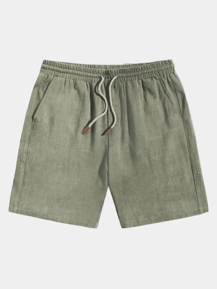 Short Eliott Homme | Taille Élastique, Coupe Droite en Coton 0