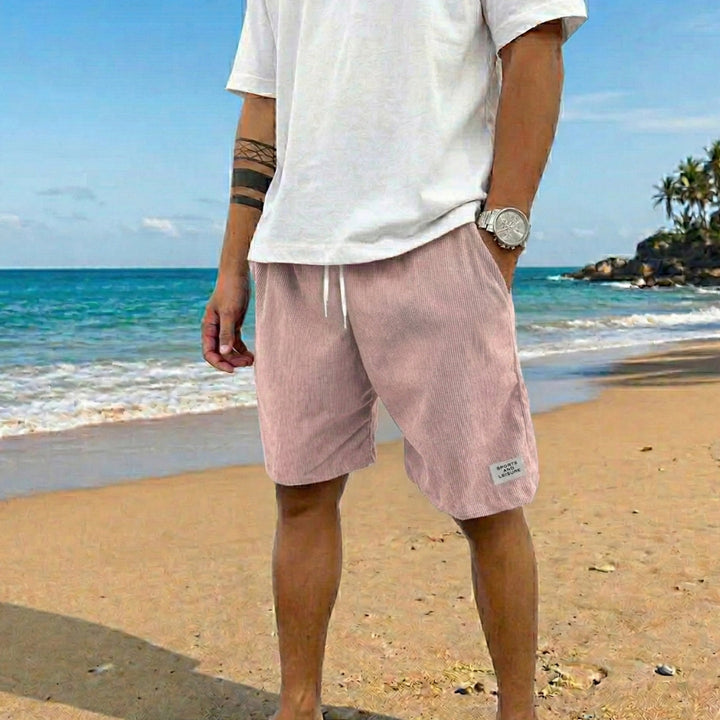 Short Gabin | Velours Côtelé, Taille Élastique, Style Décontracté Homme 5