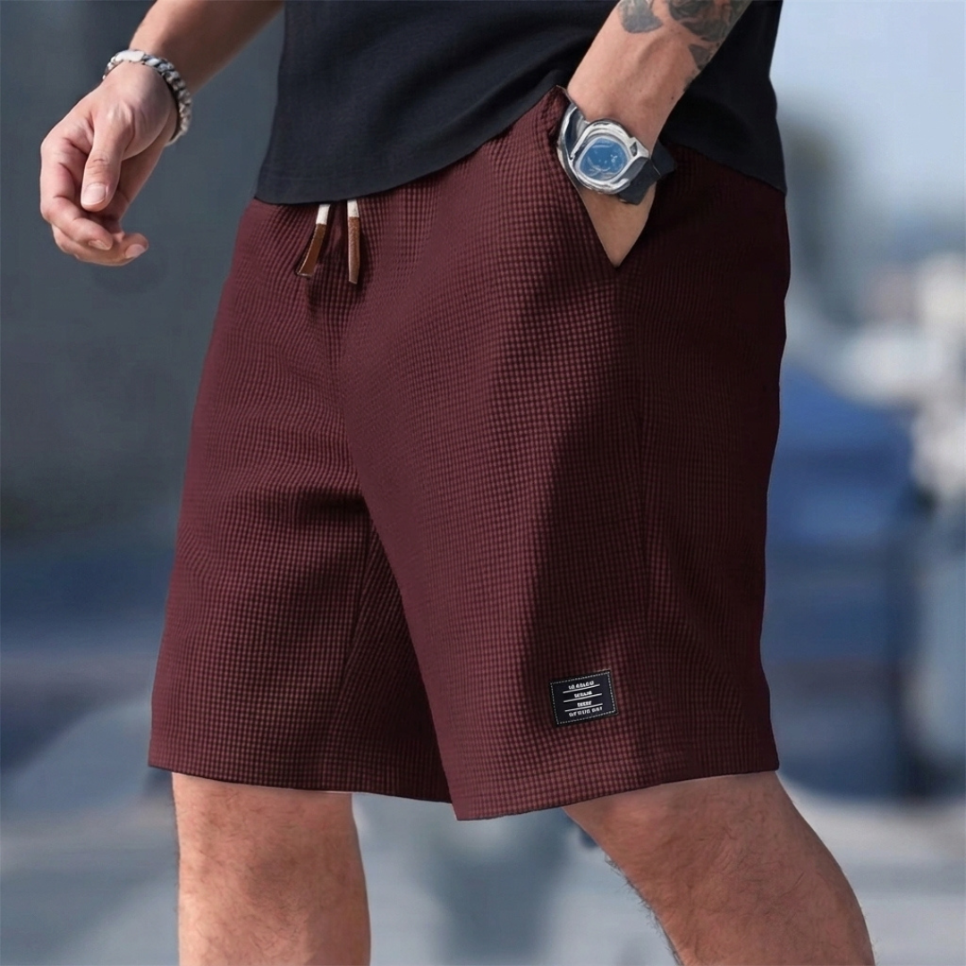 Short de Bain Aaron | Homme, Taille Élastique, Motif Texturé Estival 14