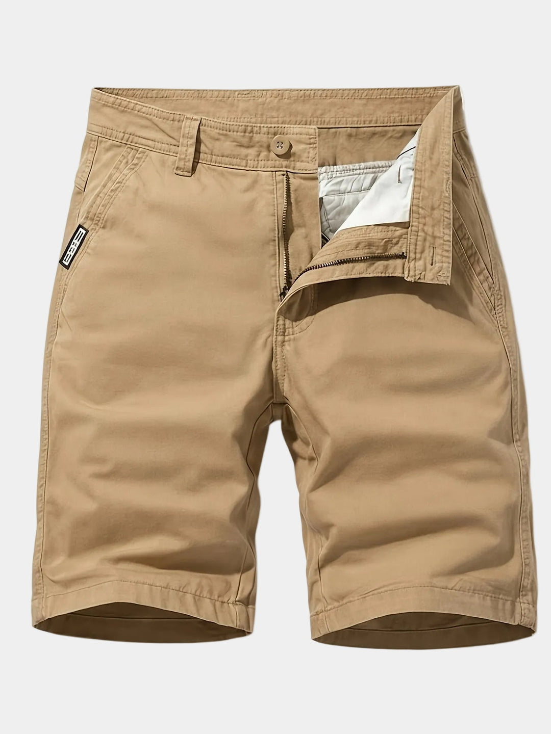 Short de Bain Léo | Poches Latérales & Coupe Droite en Coton 0
