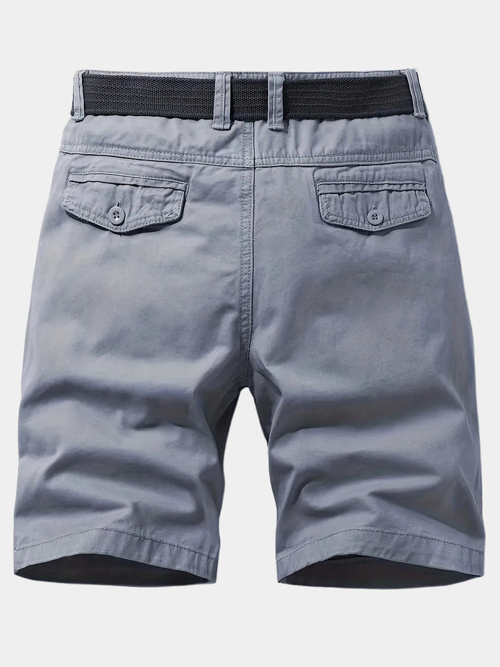Short de Bain Léo | Poches Latérales & Coupe Droite en Coton 7